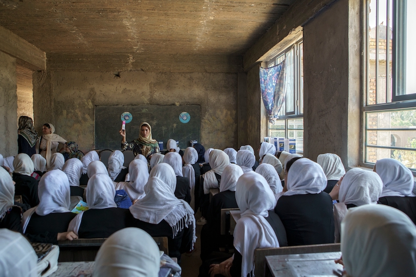 Afghan girls and women