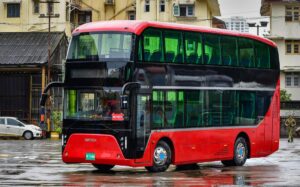 India's first AC e-double decker bus