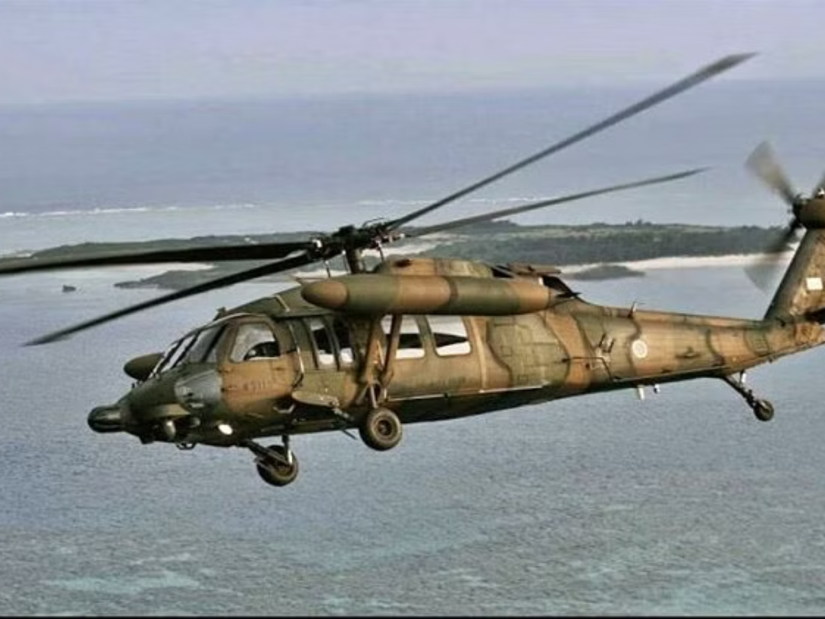 Japanese military helicopter