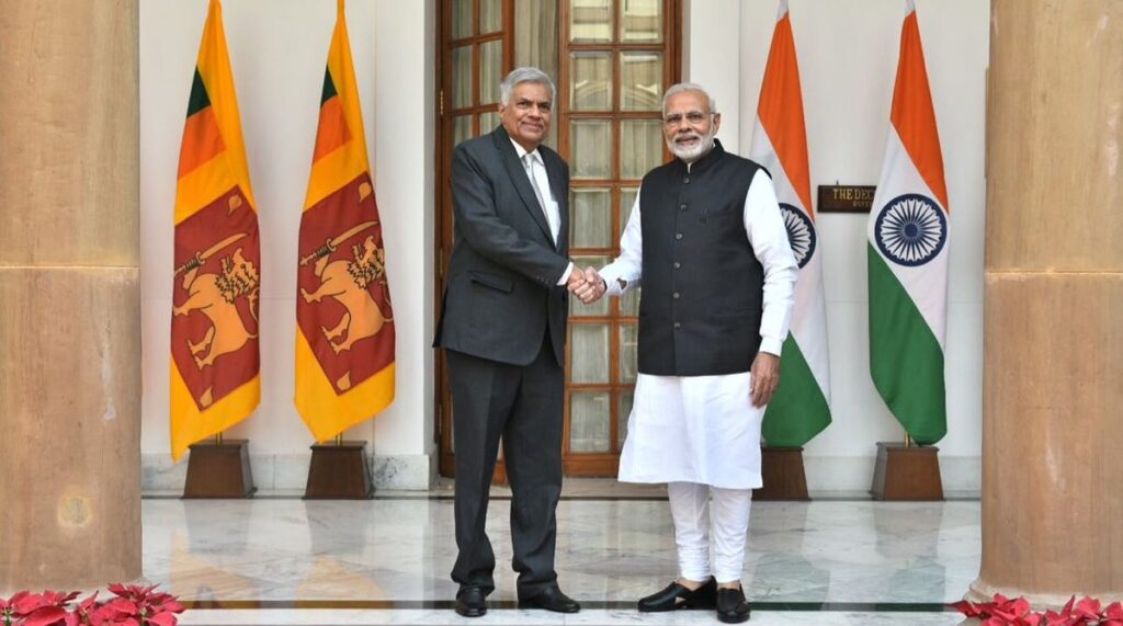 PM Narendra Modi (India) and President Ranil Wickramasinghe (Sri Lanka)