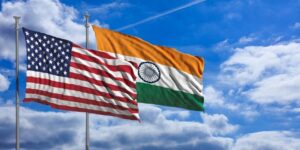US, India Flag