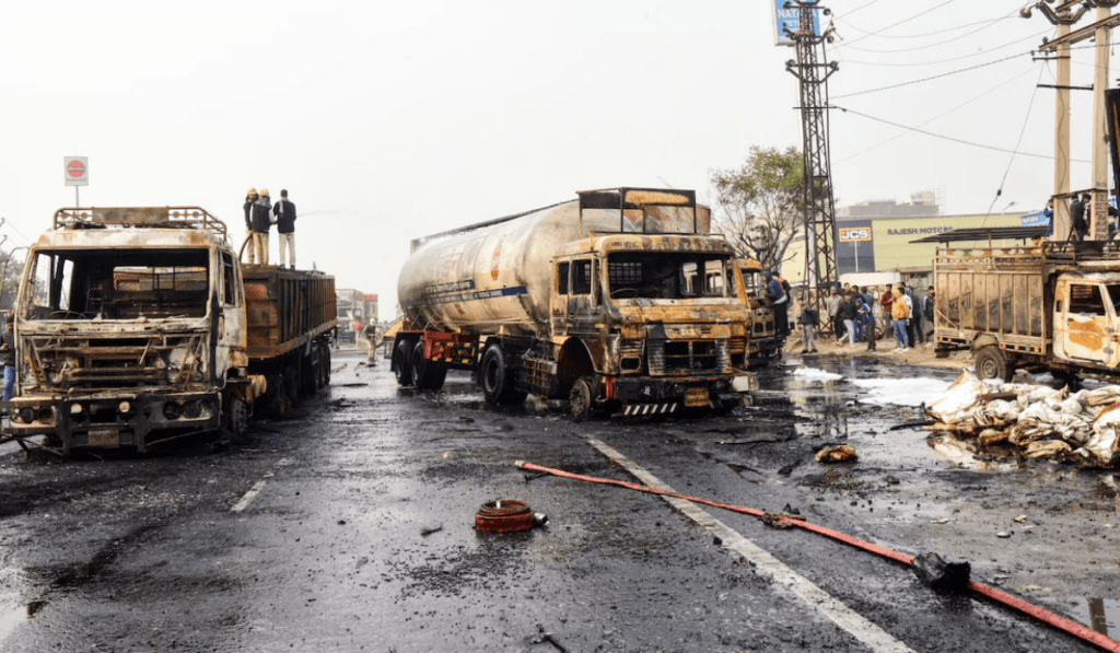 Jaipur LPG Truck Accident