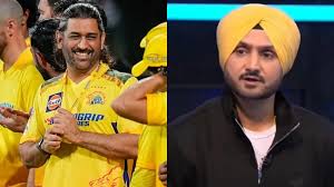 MS Dhoni and Harbajan Singh