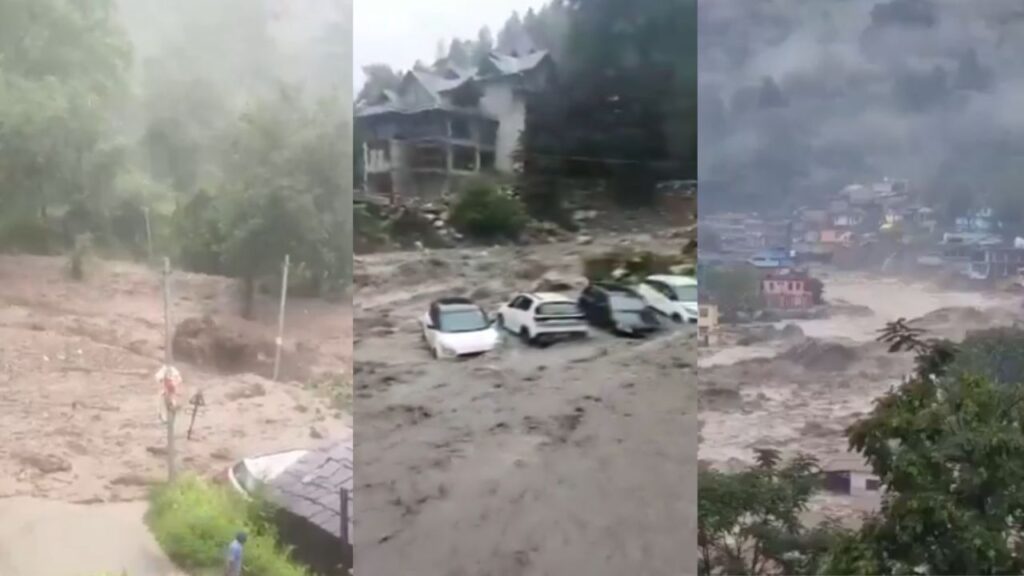 Cloud burst in Kullu