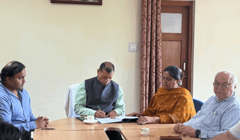 Key officials from ICTRD and BRAUSS during the signing of the Memorandum of Understanding (MoU), marking the beginning of a strategic partnership