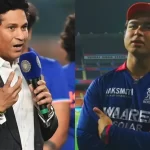 Vaibhav Sooryavanshi reacts after Sachin Tendulkar praises his batting
