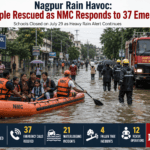 Nagpur Rain Havoc: 461 People Rescued as NMC Responds to 37 Emergencies