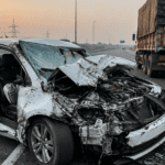 Dwarka Expressway Tragedy: Two Killed as Car Slams Into Truck After Abrupt Lane Shift