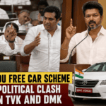 Tamil Nadu Free Car Scheme Sparks Political Clash Between TVK Government and DMK