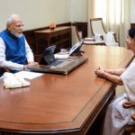 मोदी-शाह संग चाय पार्टी में पहुंचीं कनिमोझी, विपक्ष से राहुल-अखिलेश रहे गायब