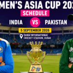 Women’s Asia Cup 2026: India to Face Pakistan as Full Match Schedule Is Announced