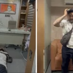 “MNS Style”: Influencer Forced to Prostrate Before Raj Thackeray’s Photo Over Reel, Video Surfaces